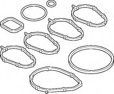 Комплект прокладок, впускний колектор