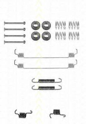 TRISCAN 8105102587 Комплектуючі, гальмівна колодка
