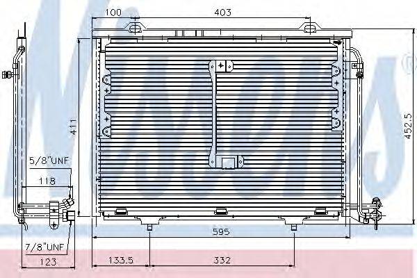 Конденсатор без хладогену NISSENS 94284