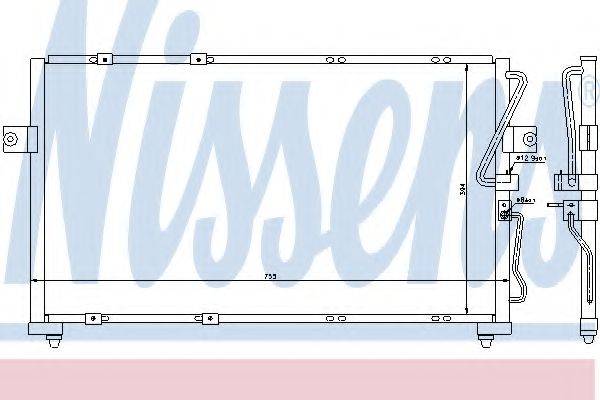 Конденсер кондиціонера NISSENS 94418