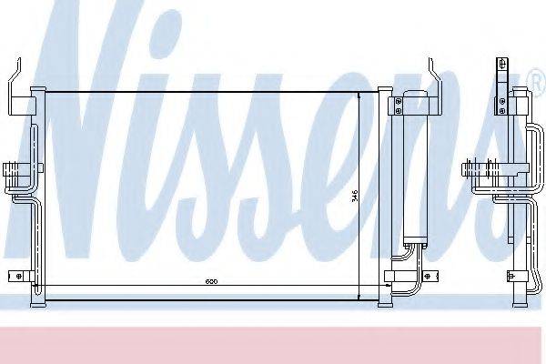 Конденсер кондиціонера NISSENS 94448