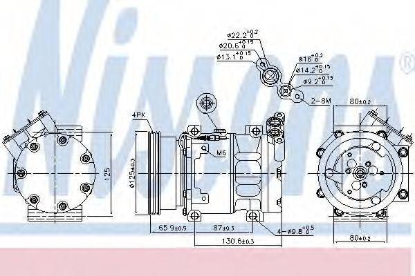 Компресор кондиціонера NISSENS 89164