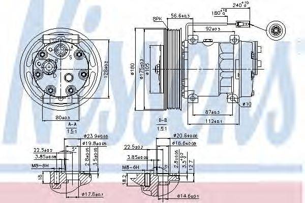 Компресор кондиціонера NISSENS 89353