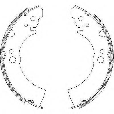 Комплект гальмівних колодок
