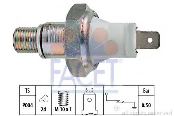 Датчик тиску оливи Ford ScorpioLand Rover 2.42.5 TDTDI 85-01 (7.0119) Facet FACET 7.0119