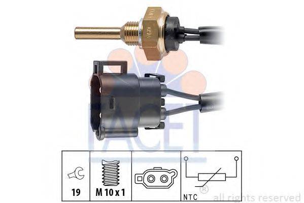 Датчик температури Renault Laguna I  Volvo 850960C70 1.6-3.0 90-04 (7.3110) Facet FACET 7.3110