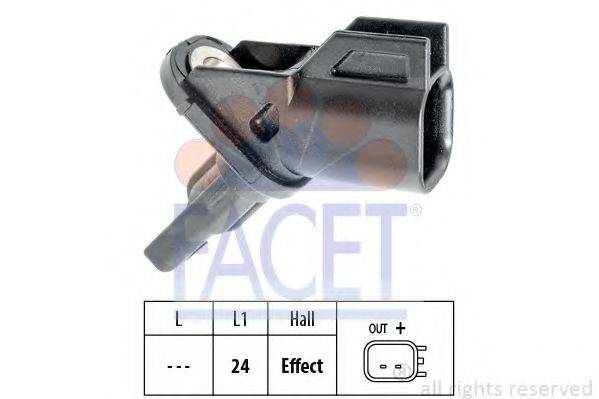 Датчик ABS передній Volvo C30, C70, S40, S60, XC60, XC70 (06-18) (210005) Facet FACET 21.0005