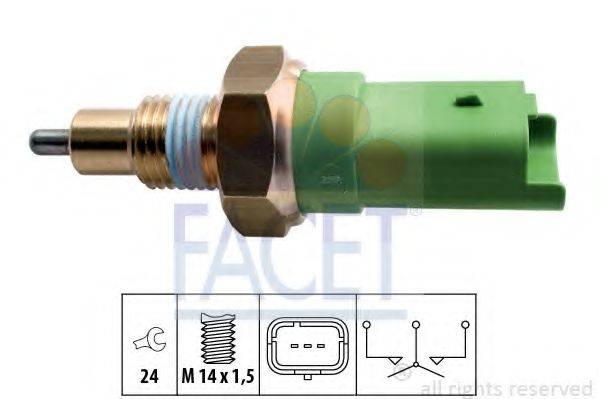 Датчик заднього ходу MasterKangooVito W447 (3 конт.) (7.6245) Facet FACET 7.6245