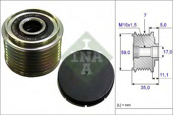 Шків привідного паса INA 535 0159 10