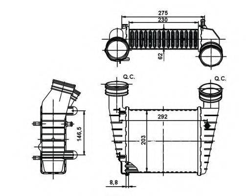 Інтеркулер NRF 30138A