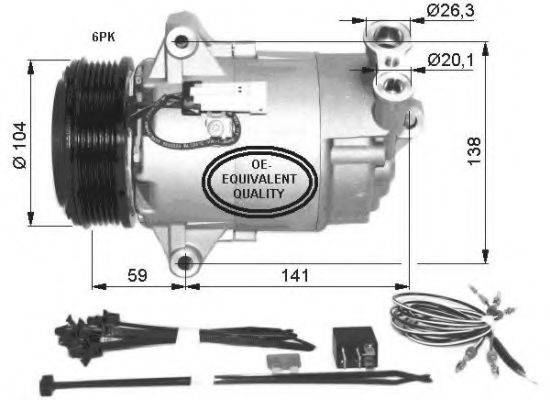 Компресор кондиціонера NRF 32427