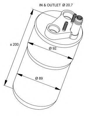 Осушувач кондиціонера NRF 33216