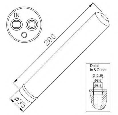 Осушувач кондиціонера NRF 33302