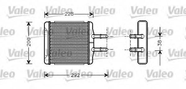 VALEO 812335 Теплообмінник, опалення салону