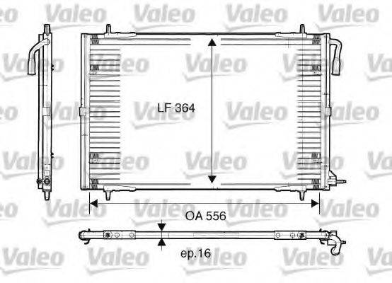 Радіатор кондиціонера VALEO 817283