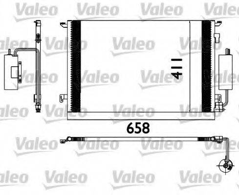 Радіатор кондиціонера VALEO 817648