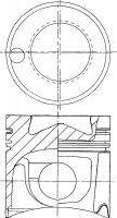 поршень NURAL 87-179300-05
