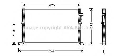 Конденсатор, кондиціонер AVA QUALITY COOLING FD5334