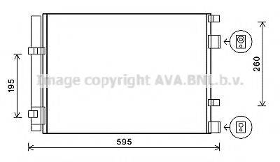 AVA QUALITY COOLING HY5268D Конденсатор, кондиціонер