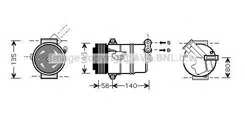 Компресор, кондиціонер AVA QUALITY COOLING OLAK428