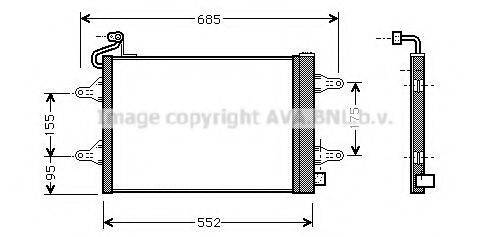 Конденсатор, кондиціонер AVA QUALITY COOLING SAA5007D