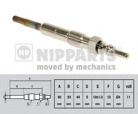 NIPPARTS J5715014 Свічка розжарювання