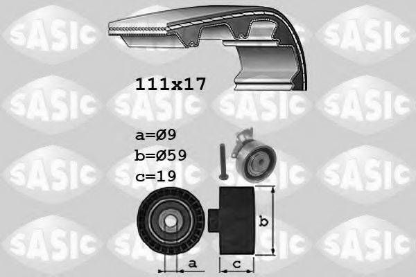 SASIC 1756061 Комплект ременя ГРМ