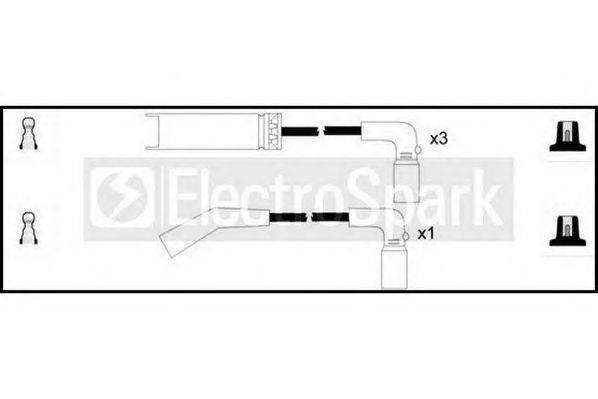 STANDARD OEK645 Комплект дротів запалення