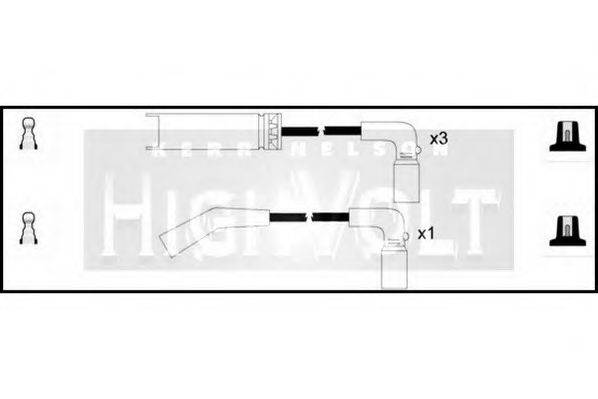 STANDARD OEF634 Комплект дротів запалення