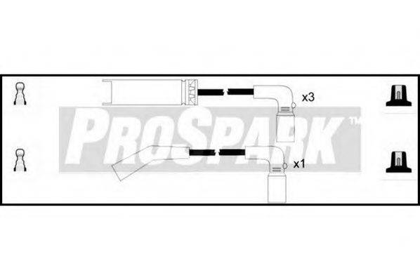 STANDARD OES547 Комплект дротів запалення
