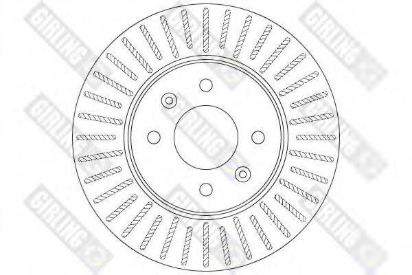GIRLING 6061981 гальмівний диск