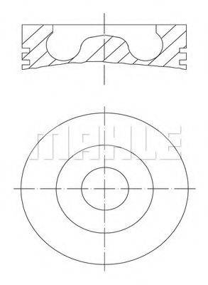 Поршень Mahle MAHLE ORIGINAL 028 02 02