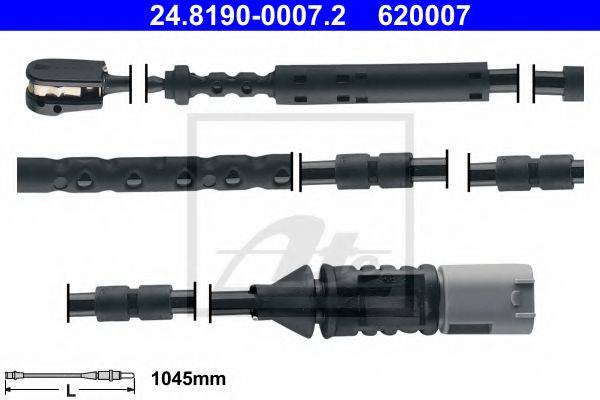 Датчик зносу гальмівних колодок ATE 24.8190-0007.2