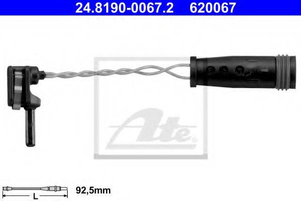 Датчик зносу гальмівних колодок ATE 24.8190-0067.2