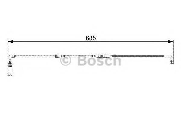 Датчик зношування колодок BOSCH 1 987 473 003