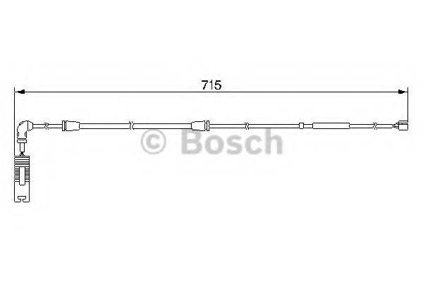 Датчик зношування колодок BOSCH 1 987 474 946