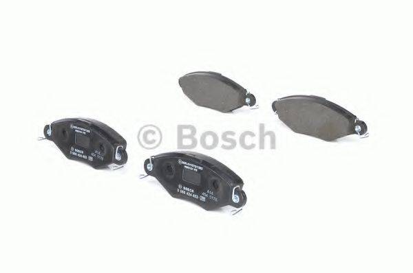 Комплект гальмівних колодок, дискове гальмо BOSCH 0 986 424 453