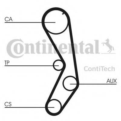 Комплект ременя ГРМ CONTITECH CT605K1