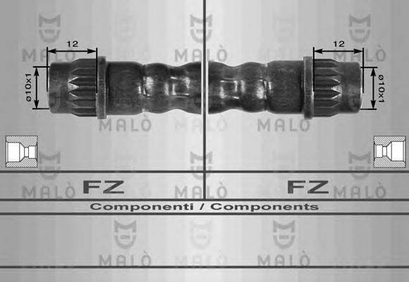 MALO 8944 Гальмівний шланг