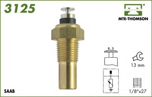 MTE-THOMSON 3125 Датчик, температура охолоджуючої рідини