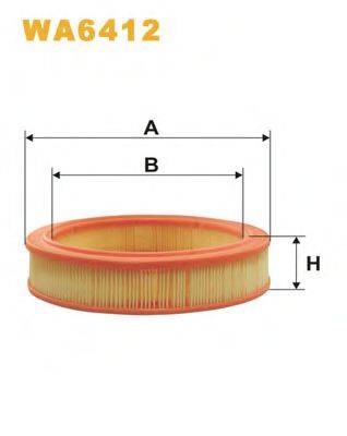 Повітряний фільтр WIX FILTERS WA6412