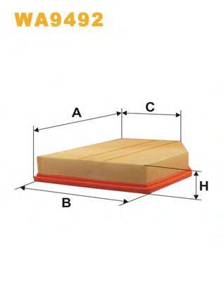 Фільтр повітряний WIX FILTERS WA9492