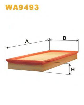Фільтр повітряний WIX FILTERS WA9493