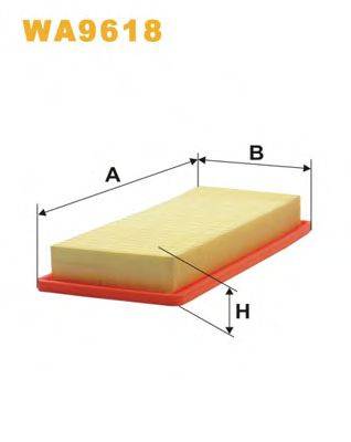 Повітряний фільтр WIX FILTERS WA9618