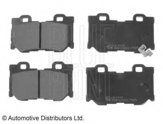 Комплект гальмівних колодок з 4 шт. дисків BLUE PRINT ADN142149