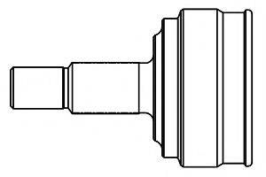 Шарнірний комплект, приводний вал GSP 817052