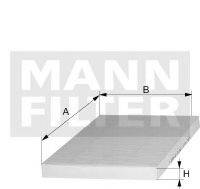 Повітряний фільтр салону MANN-FILTER CUK 26 017