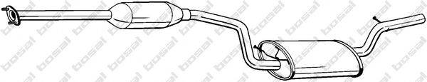 Глушник середня частина MAZDA 3 03- (288-203) BOSAL BOSAL 288-203