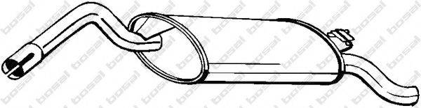 Глушник задня частина SKODA Favorit (89-95) (220-649) BOSAL BOSAL 220-649