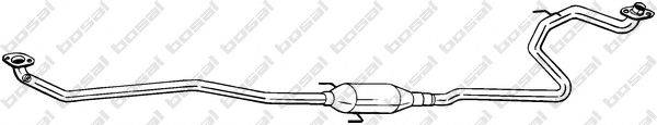 Глушник середня частина TOYOTA YARIS 05- (293-041) BOSAL BOSAL 293-041